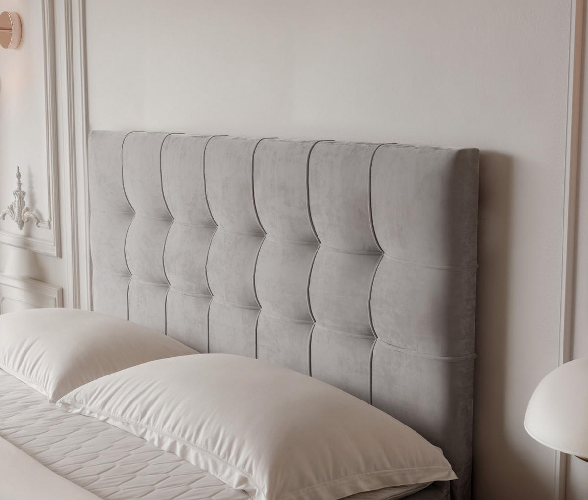BOXBETT IMPERIAL 180/200 cm, in Grau, mit Matratze und Topper - Grau, Holzwerkstoff/Textil (180/200cm) - Idohome