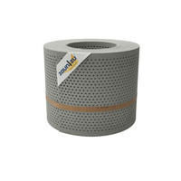 SICHTSCHUTZSTREIFEN PP Premium Gelocht 20 Prozent Streifen Steingrau 26m - Graubraun, Kunststoff (2600/19cm) - ZAUN|ZU