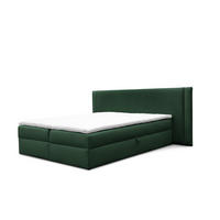 BOXBETT Cedric In Magic Velvet - Dunkelgrün, Holzwerkstoff/Textil (180/200cm) - Fun Möbel