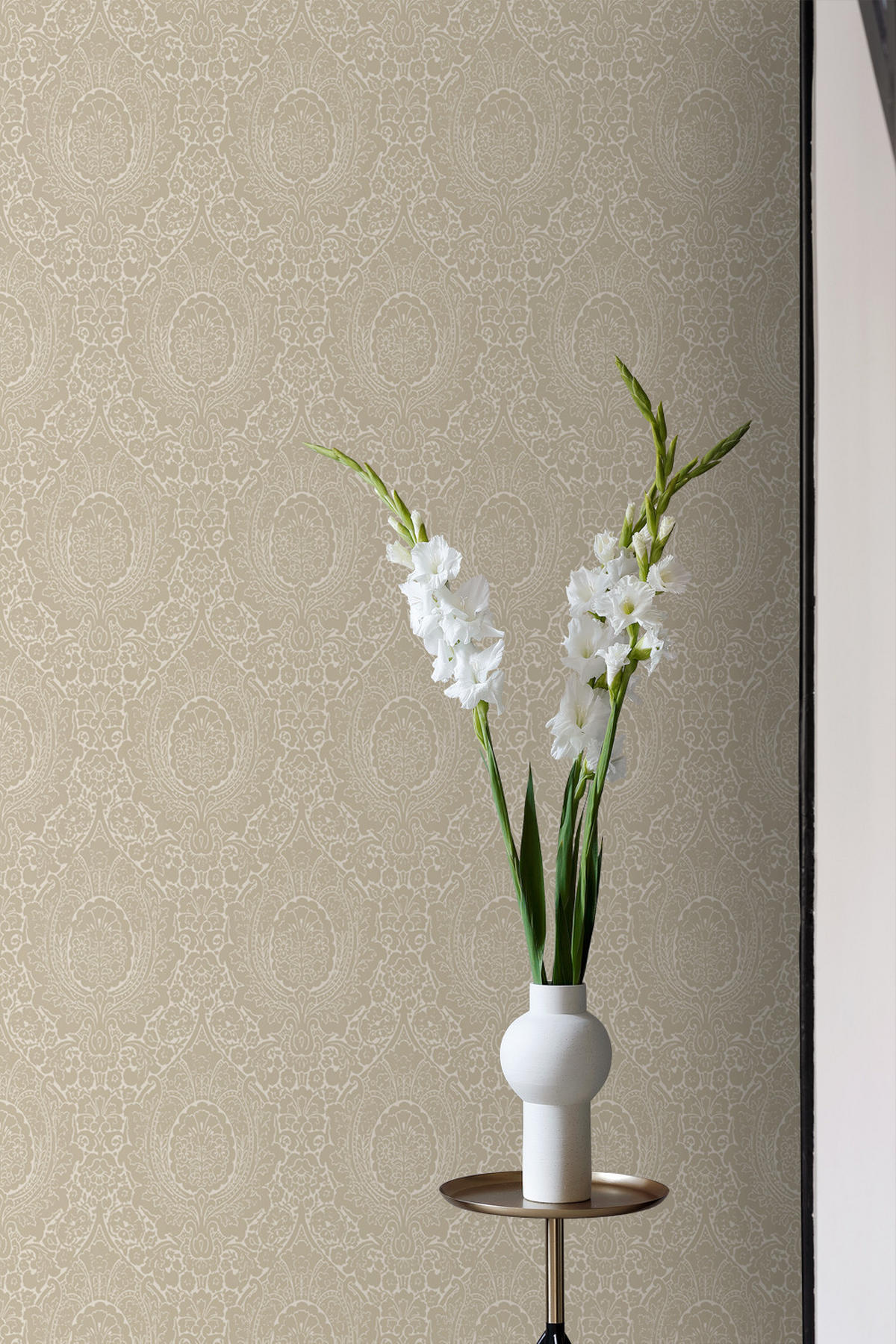 TAPETE Ornamente 50 x 900 cm - Beige, Papier (50/900cm) - ESTAhome