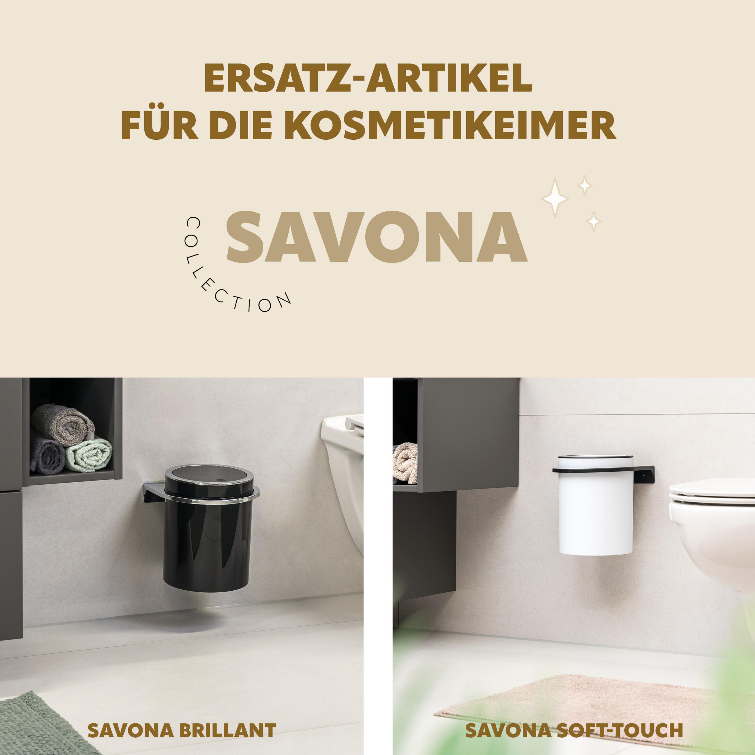 WANDHALTERUNG SAVONA, silber - Chromfarben, Kunststoff (21.5/4.5/21cm) - bremermann