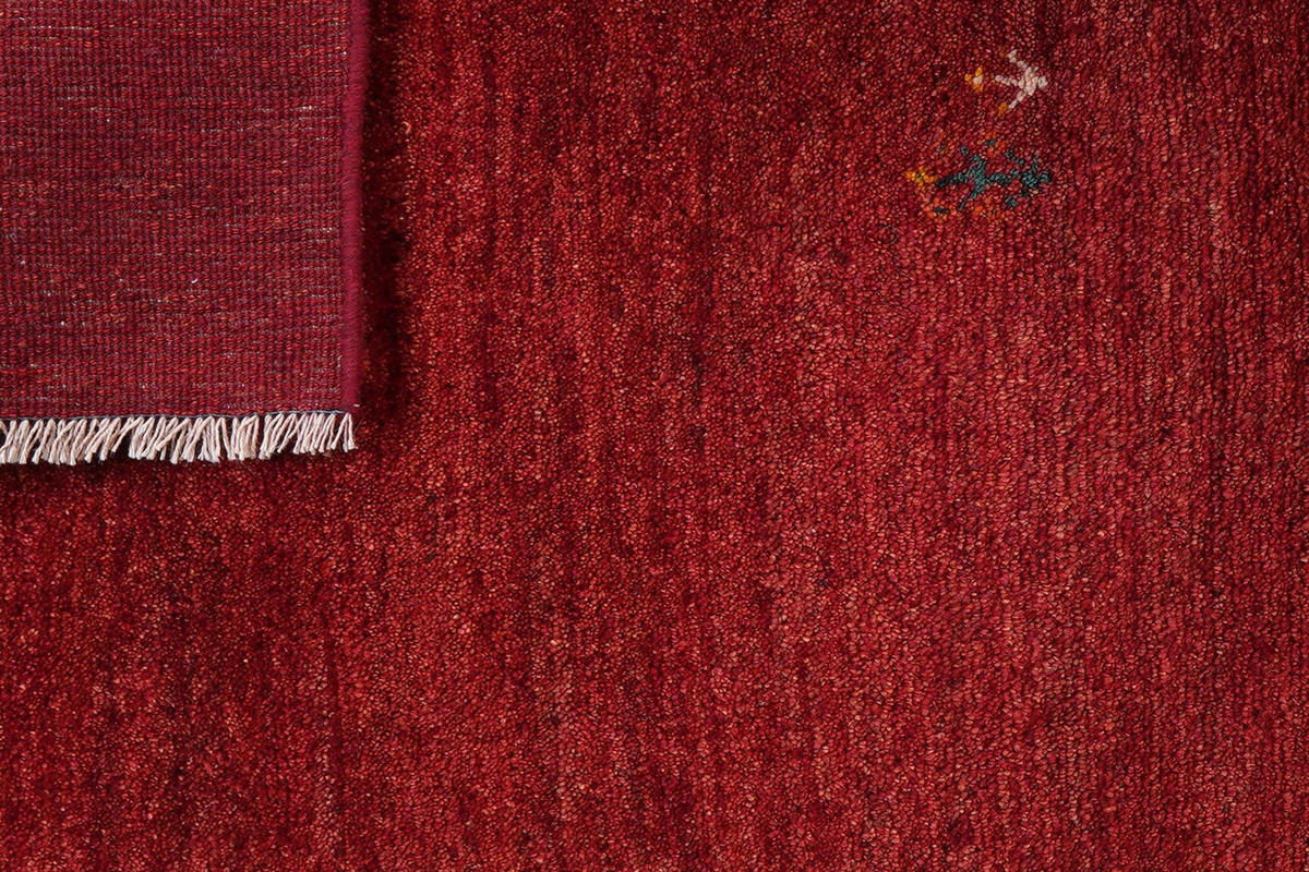 LÄUFER Orient handgeknüpft Rot 222/82 cm Schurwolle - Rot, Textil (82/222cm) - Looma