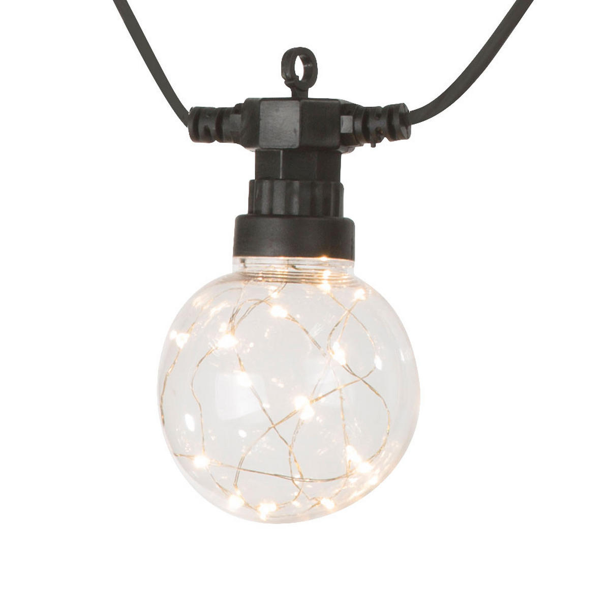 LED DEKOLEUCHTE Glühbirnenoptik Klar - Klar, Kunststoff (750/8/14cm) - Globo Lighting