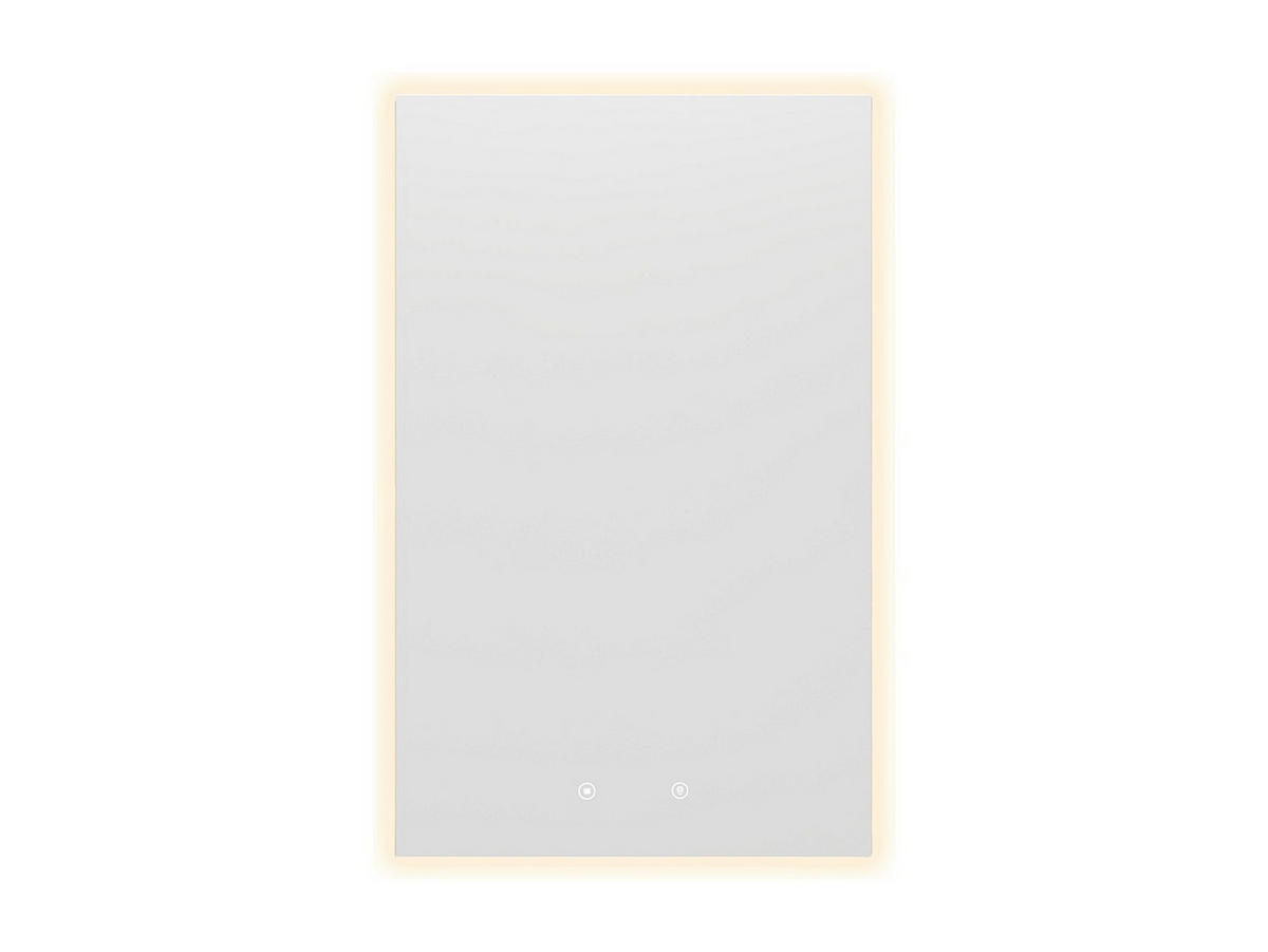 BADSPIEGEL - 50 cm x 4 cm - glas - transparent Masua - Transparent, Glas (50/80/4cm) - Vente-Unique