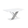 ESSTISCH ausziehbar 140 -180x80x75 cm - Weiß / Betonoptik - RONX - Weiß, Holzwerkstoff (140/80/75cm) - ALTDECOR