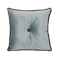 DEKOKISSEN Quadratische Samt 50*50cm - Grau, Textil (50/50cm) - Vercart