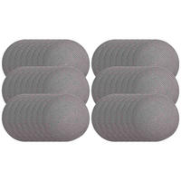 PLATZMATTEN Tavolo Hellgrau ø 35 cm 48er Set - Hellgrau, Textil (35cm) - Ritzenhoff Breker