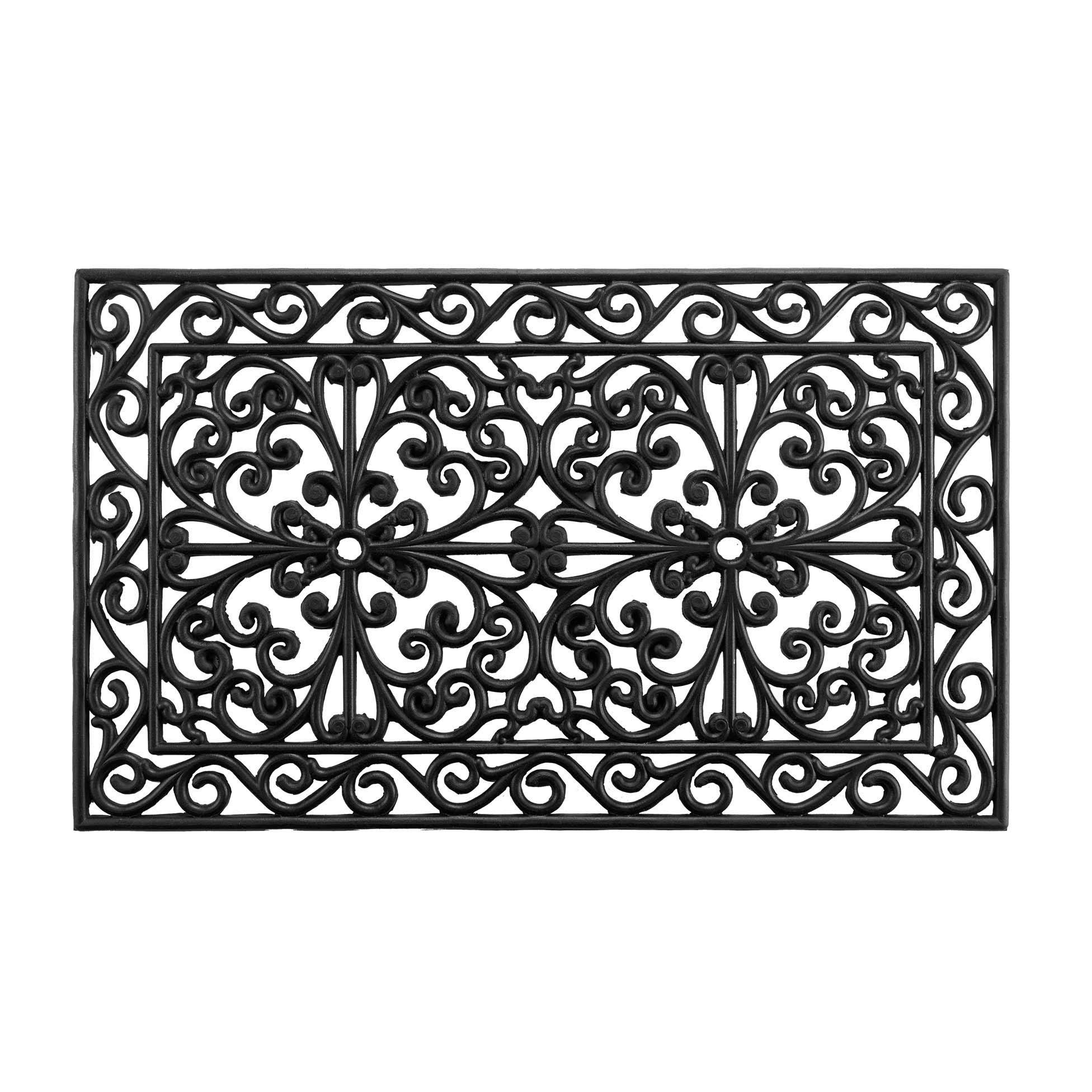 FUSSMATTE Sintra 45/75 cm - Schwarz, Kunststoff (45/75cm) - Douceur d´intérieur