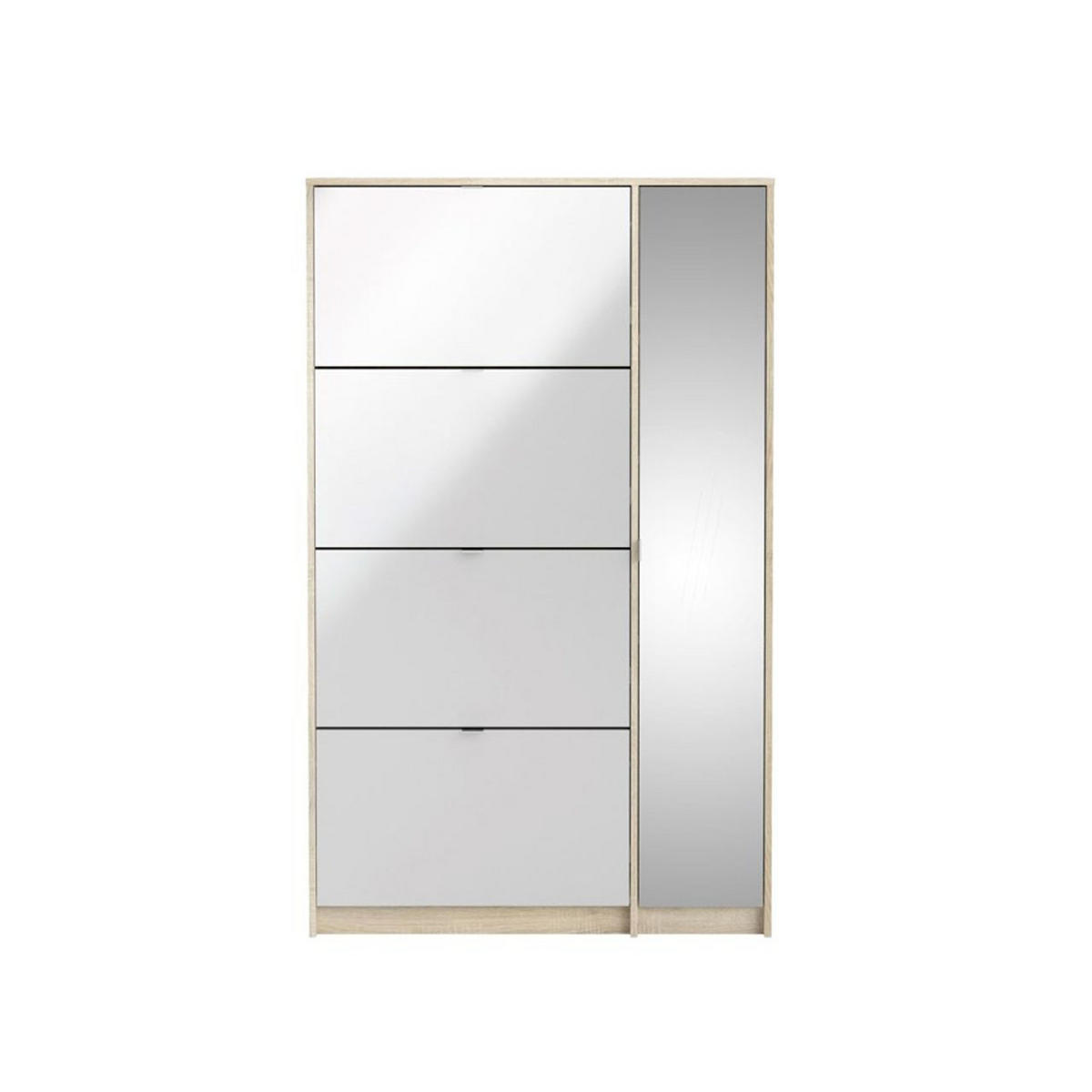 SCHUHKIPPER Eiche Dekor - Eichefarben, Holzwerkstoff (99/162/24cm) - ebuy24