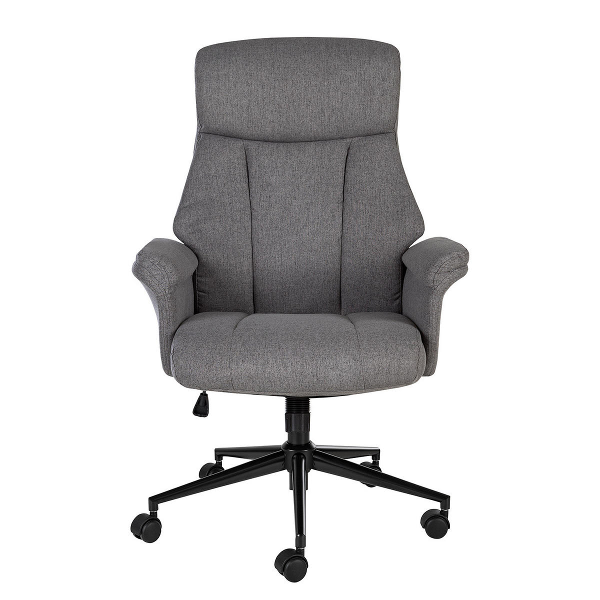 BÜROSTUHL - Flachgewebe / Nylon - Grau, Kunststoff/Textil (70/107/72cm) - home24