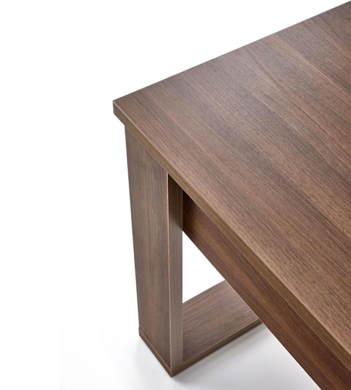 COUCHTISCH Nea Nussbaum 60 / 60 / 52cm - Nussbaumfarben, Holz/Holzwerkstoff (60/60/52cm) - Feldmann-Wohnen