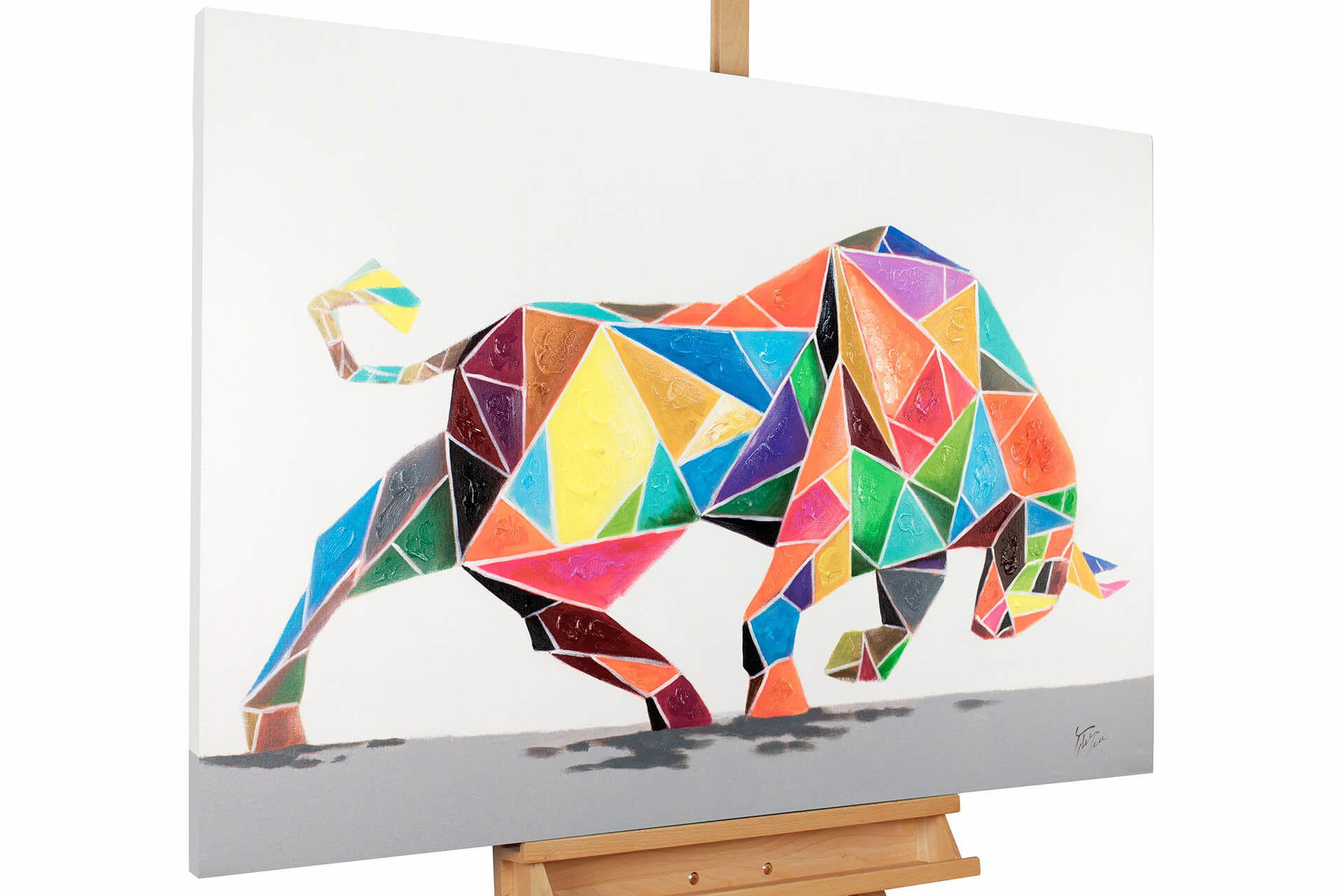 ACRYLBILD HANDGEMALT 120/80 cm - Multicolor, Holz/Textil (120/80cm) - KUNSTLOFT