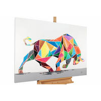 ACRYLBILD HANDGEMALT 120/80 cm - Multicolor, Holz/Textil (120/80cm) - KUNSTLOFT