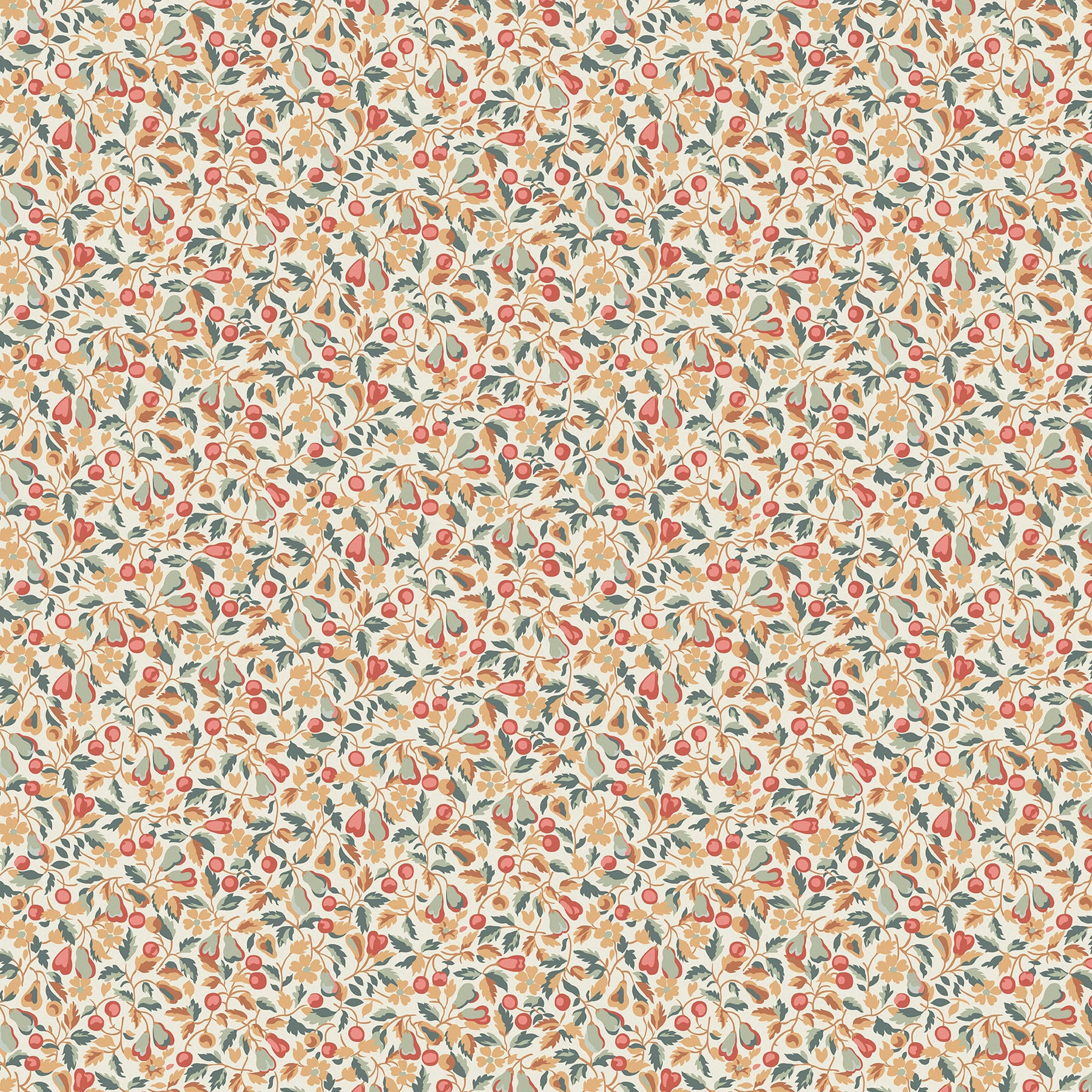 VLIESTAPETE Devons Grove - Orange, Papier/Kunststoff (52/1000cm) - LAURA ASHLEY