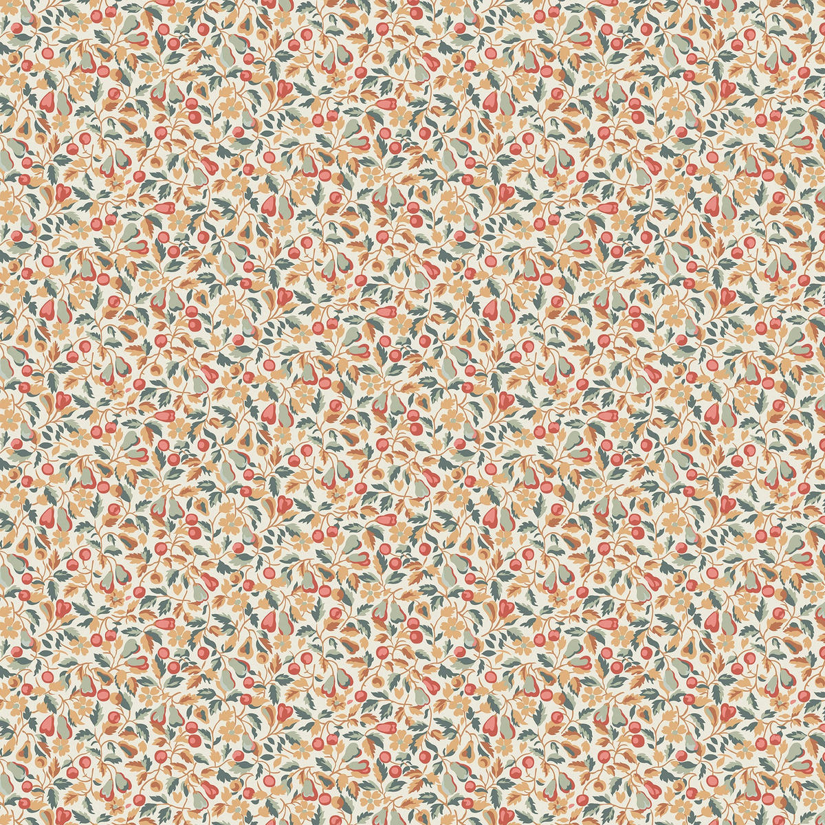 VLIESTAPETE Devons Grove - Orange, Papier/Kunststoff (52/1000cm) - LAURA ASHLEY