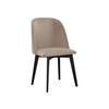 STUHL Monti 3, Holzfarbe: Schwarz - Beige/Schwarz, Holz (48/83/55cm) - MIRJAN24