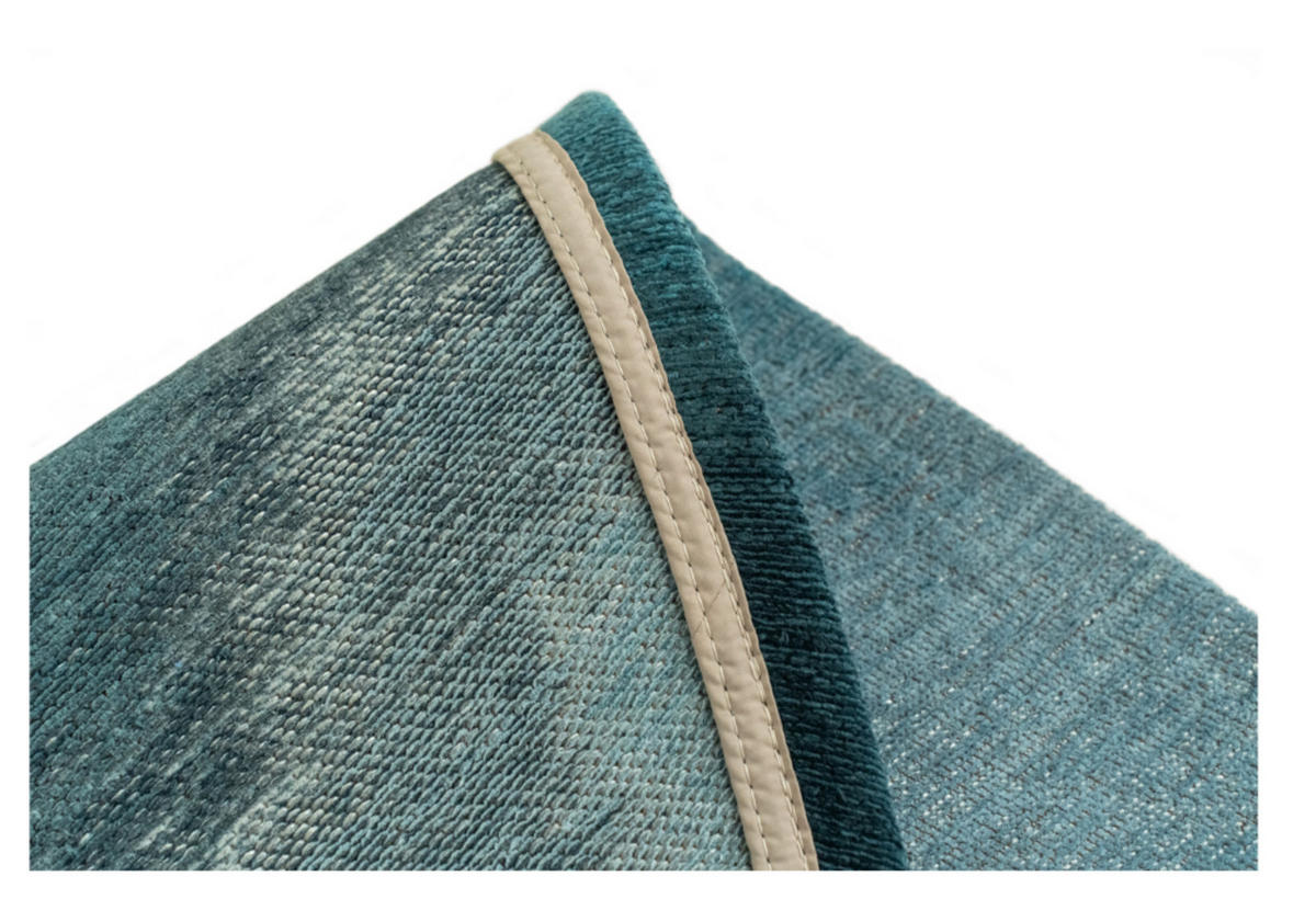 TEPPICH modern Flachgewebe AERO Blau 340 x 235 cm - Blau, Textil (340/235cm) - Novatrend
