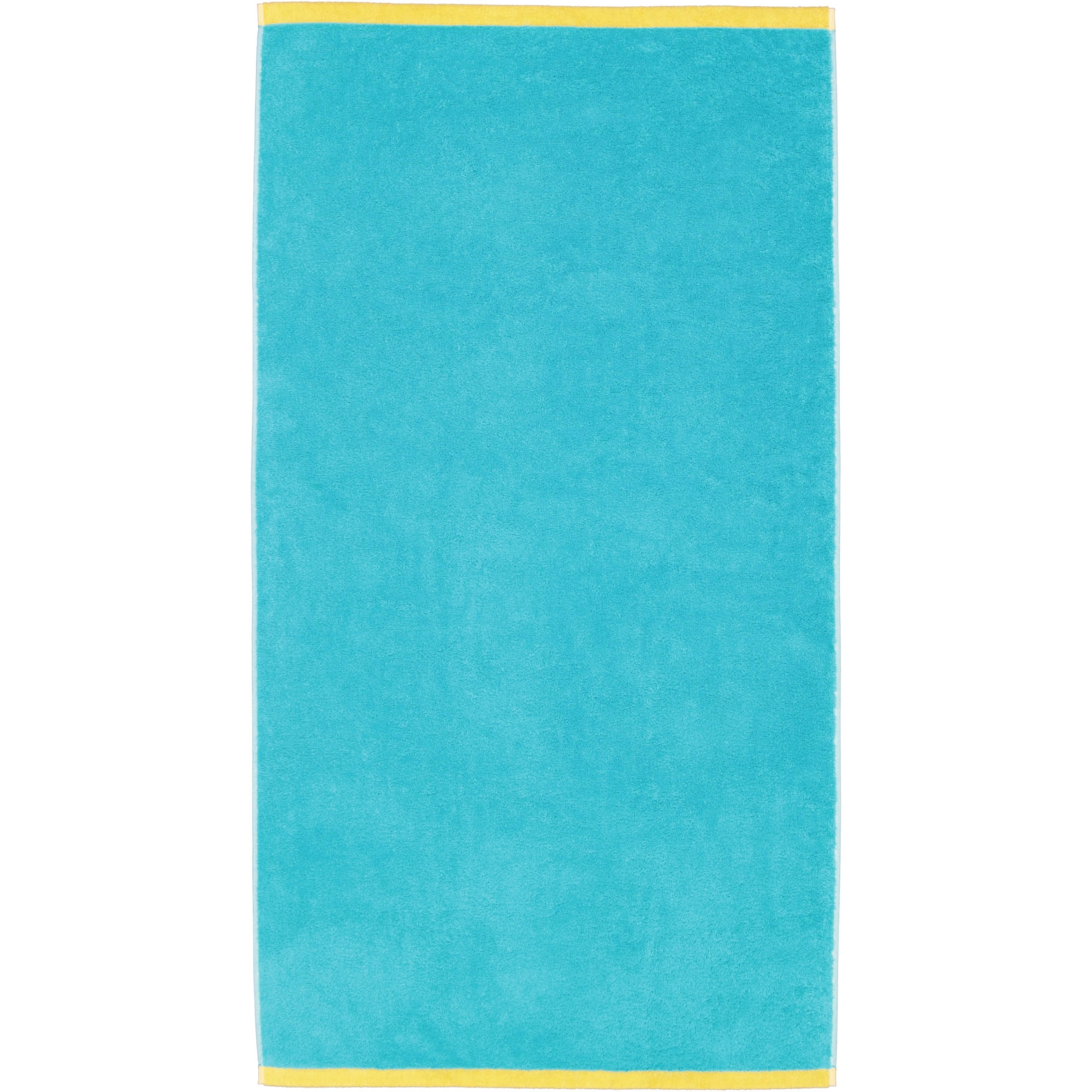 HANDTÜCHER LIFESTYLE SPLASH 7071 TÜRKIS/APRICOT - 15 - Blau, Textil (70/140cm) - Cawoe