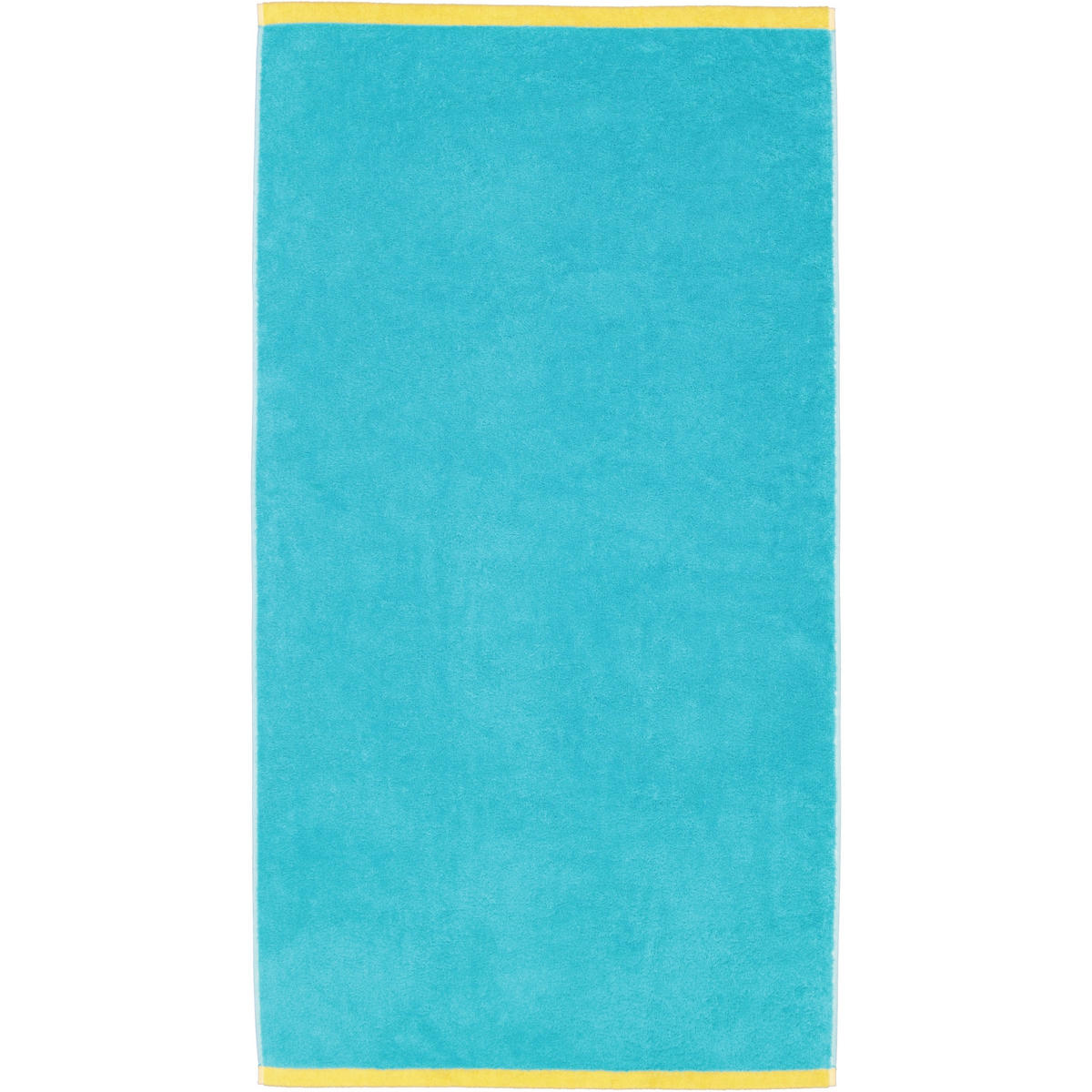 HANDTÜCHER LIFESTYLE SPLASH 7071 TÜRKIS/APRICOT - 15 - Blau, Textil (70/140cm) - Cawoe