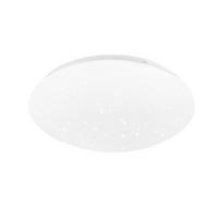 DECKENLEUCHTE LED Wohnzimmer Ø16.5CM - Weiß, Kunststoff (16/16/6.7cm) - ZMH