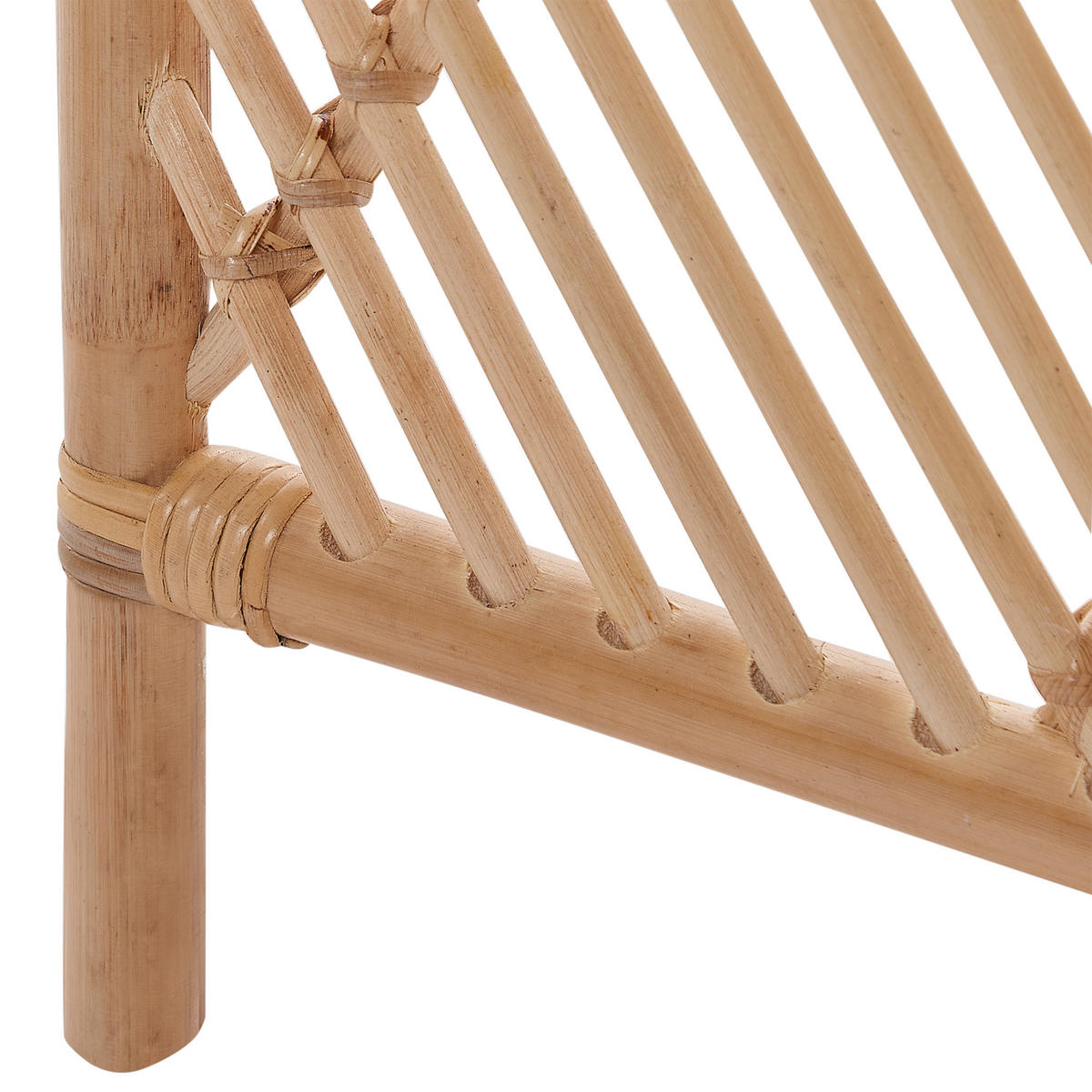 SEPARATOR DE CAMERĂ 3 piese maro deschis 106/180 cm Cosenza - bej/culoare naturală, materiale naturale (106/180/3cm) - Beliani