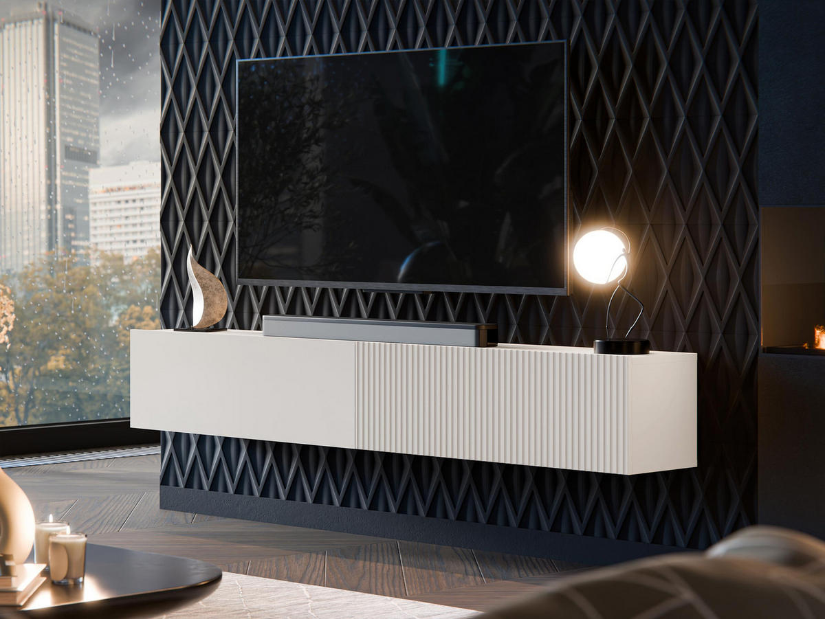 TV-LOWBOARD Capital 200 - Kaschmir, Holzwerkstoff (200/31/30cm) - MIRJAN24