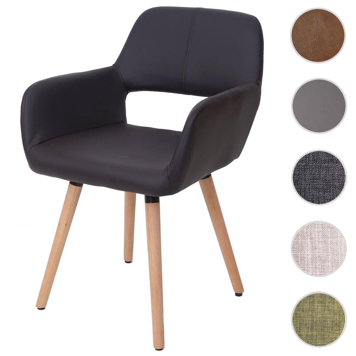 ESSZIMMERSTUHL Braun - Braun, Textil (56/78/57cm) - MCW