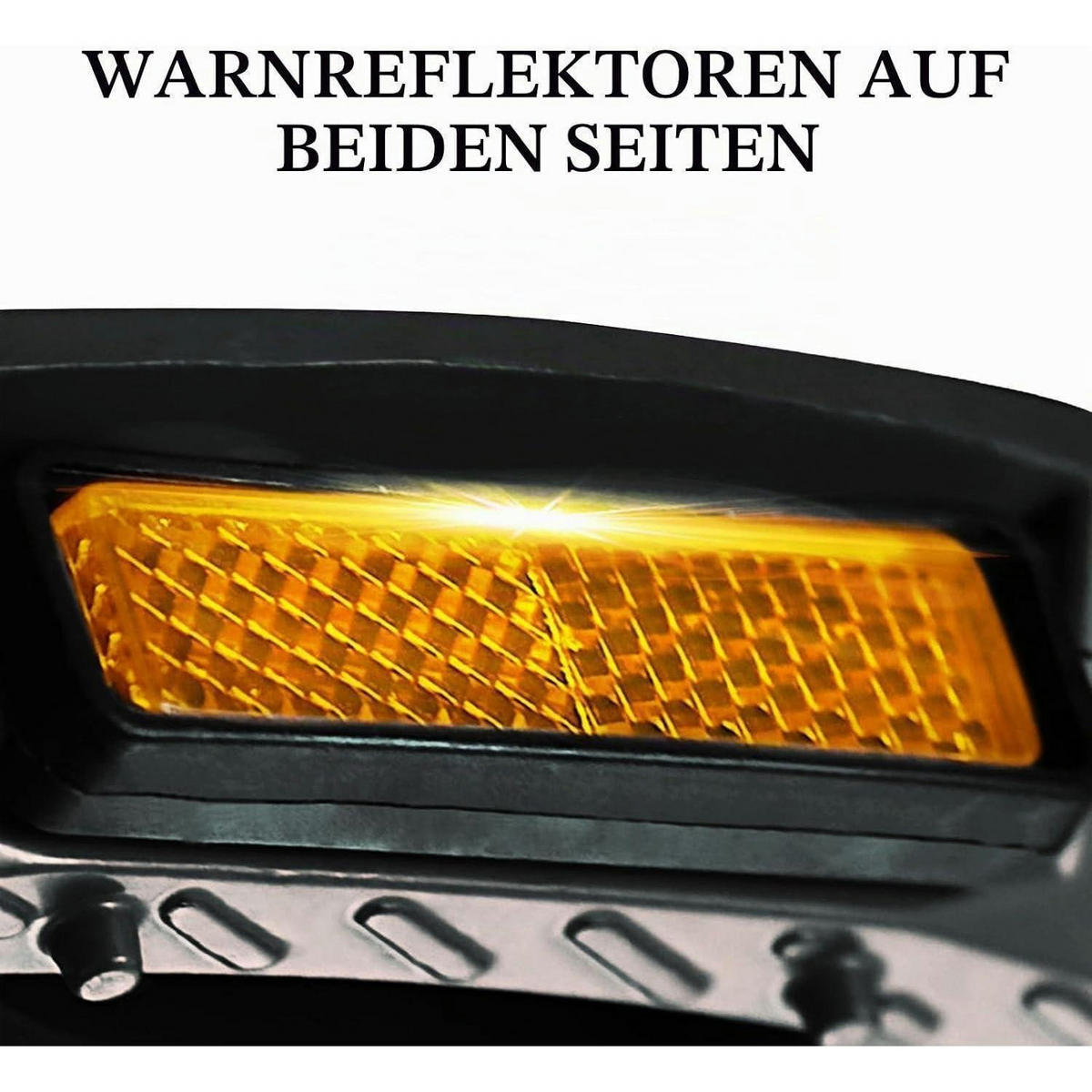 FAHRRADPEDALE 9/16" MTB Plattformpedale mit 3 gedichteten Lagern Schwarz - Schwarz, Metall (9.7/1.5/10cm)