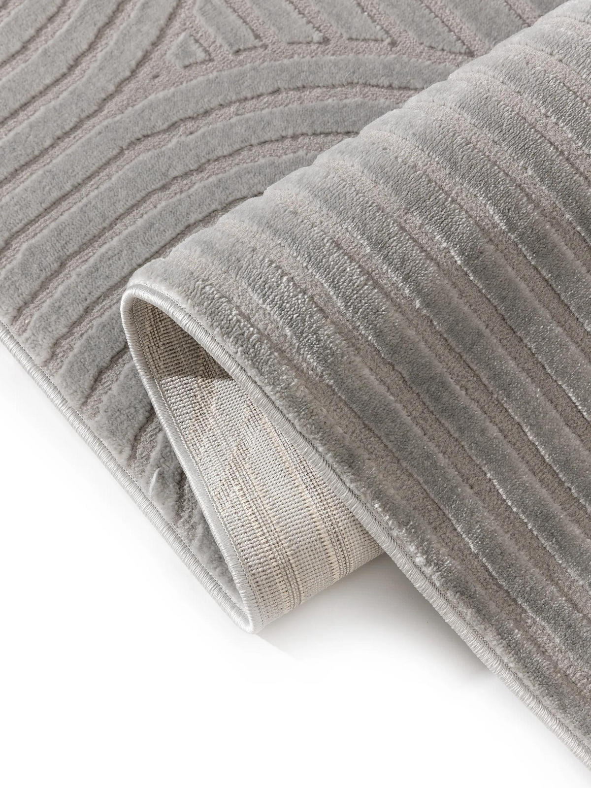 KOBEREC Claire Šedá 240x340 cm - šedá, plast/umělá hmota (240/340cm) - benuta