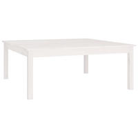 COUCHTISCH Weiß 100x100x40 cm Massivholz Kiefer - Weiß, Holz (100/100/40cm) - furnicato