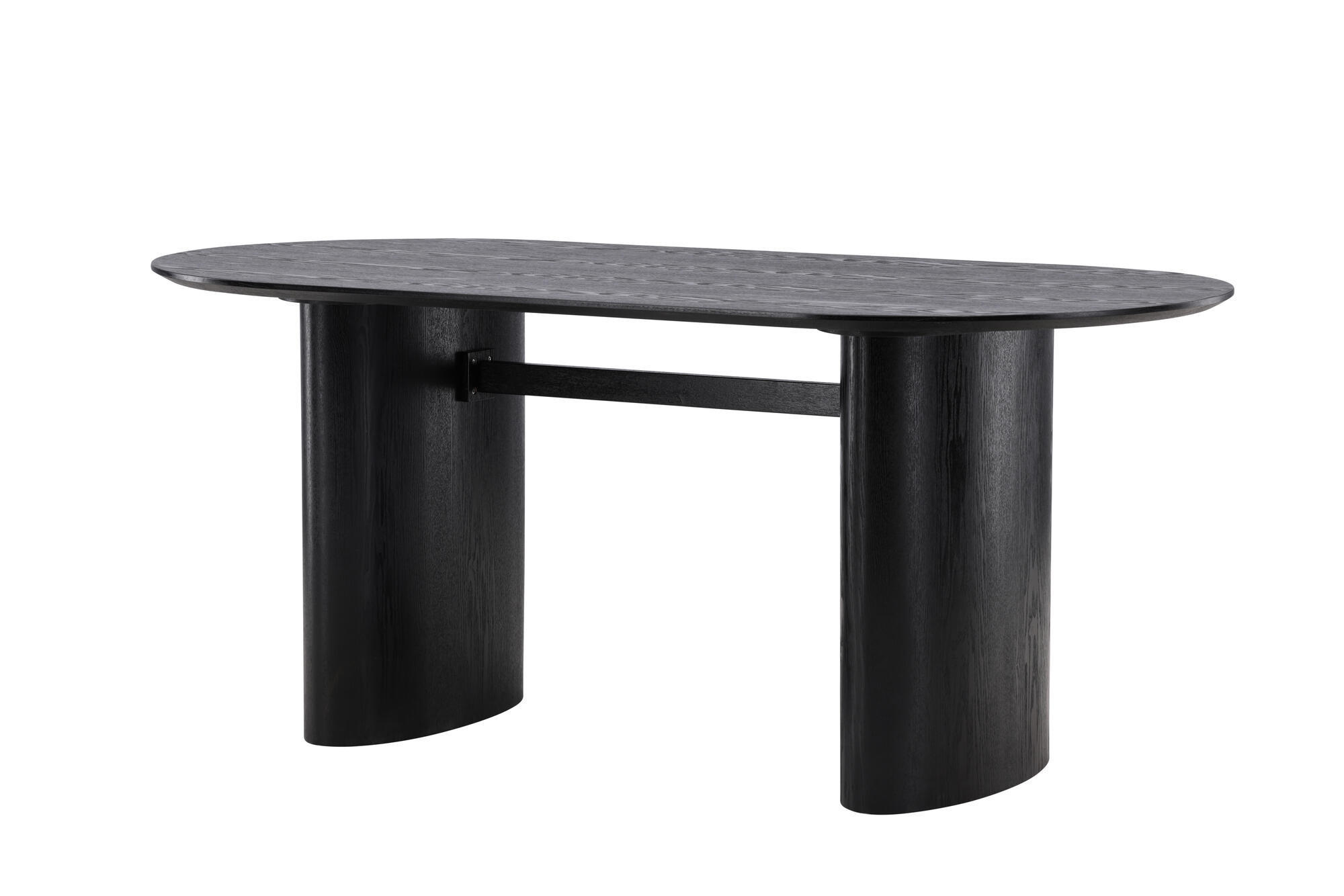 ESSTISCH ISOLDE Schwarz 90x180x75 cm - Schwarz, Holzwerkstoff (180/90/75cm) - FURNLUX