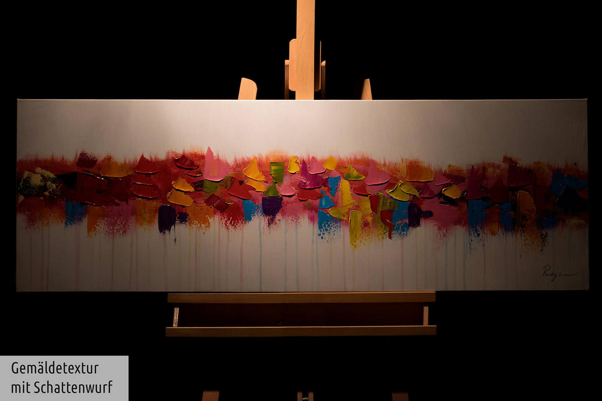 ÖLGEMÄLDE 120/40 cm - Multicolor, Holz/Textil (120/40cm) - KUNSTLOFT