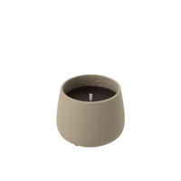 KERZEN KYRA - Zement - Grau - S - 18 Std. - Grau, Stein (14/11cm) - J-Line