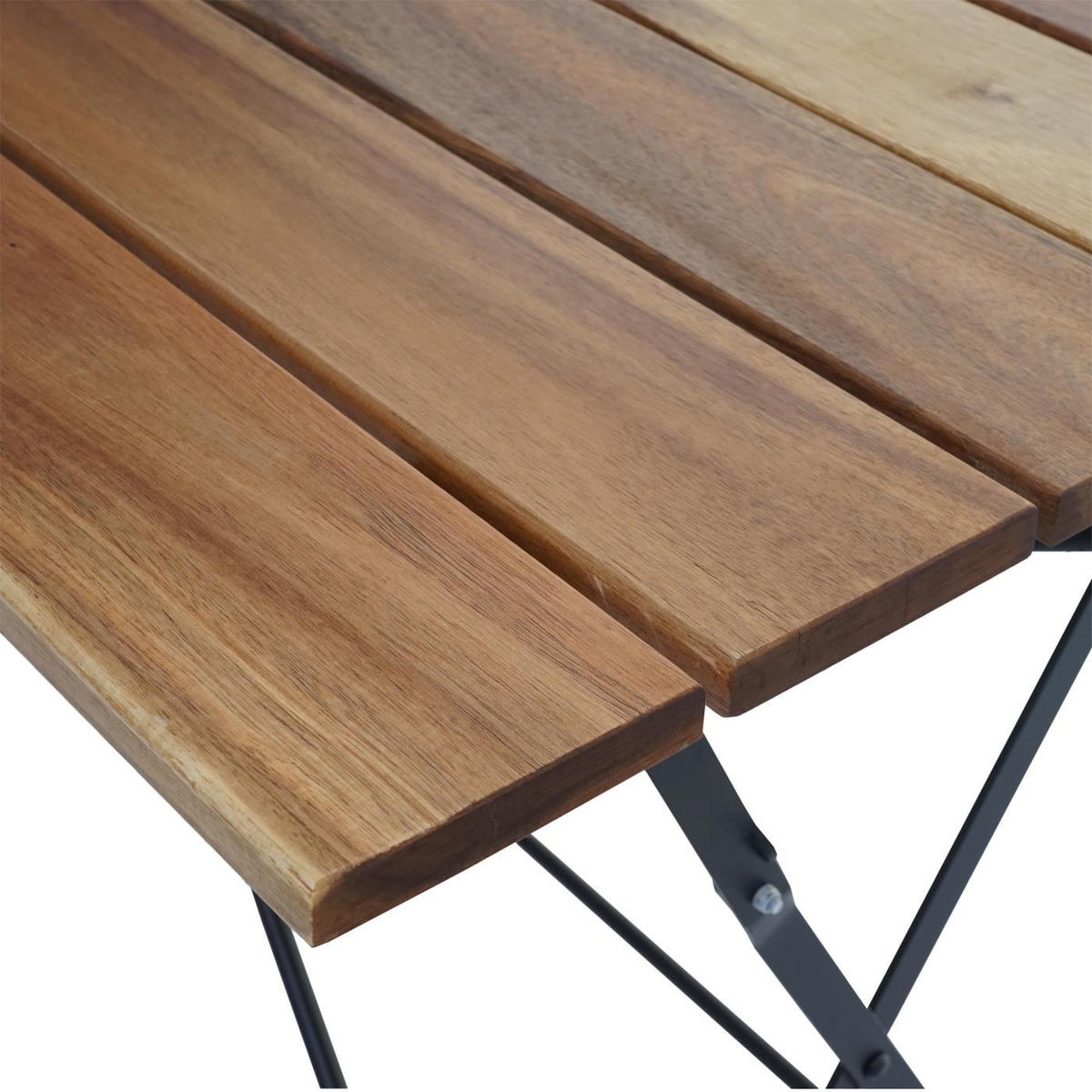 GARTENTISCH HxBxT 117x68x71cm Gastronomie-Qualität Akazie Naturfarben - Naturfarben, Holz (60/120/75cm) - CHEFGASTRO