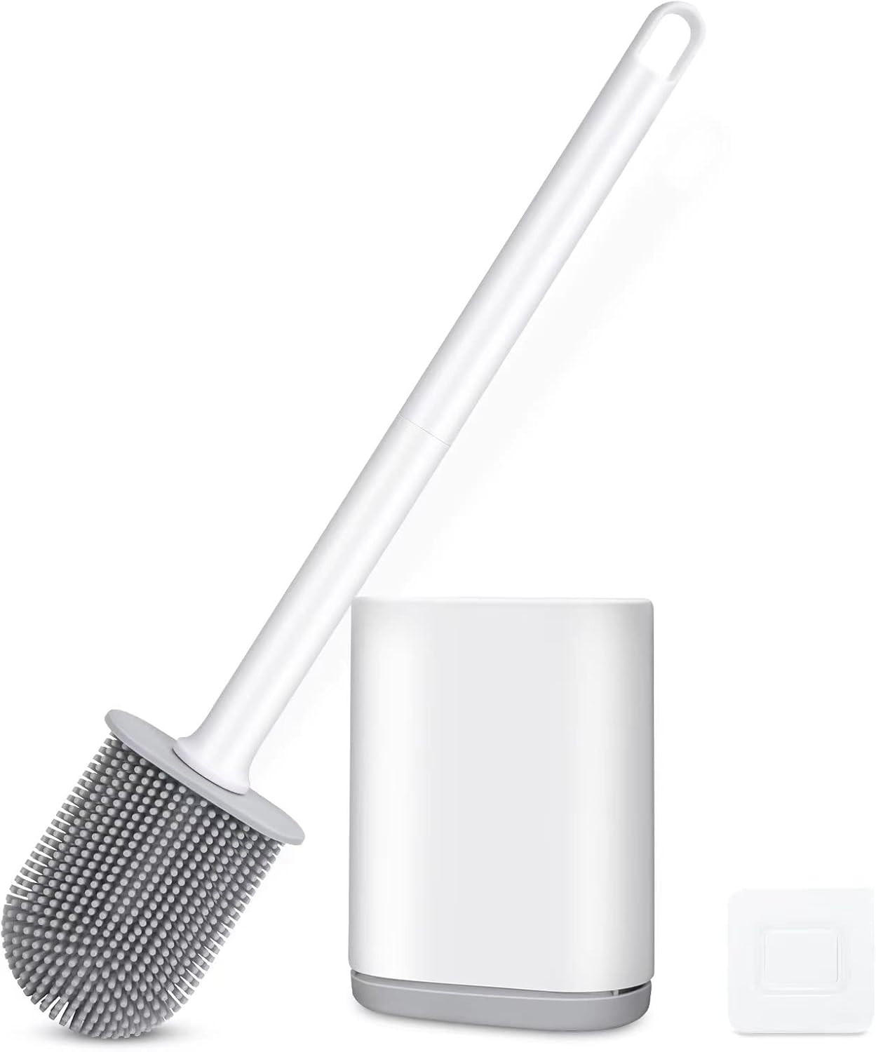 TOILETTENBÜRSTE – Weiß – Länge 40 cm - Weiß, Kunststoff (9/41/5.4cm)