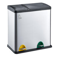 MÜLLEIMER TC2Combo35 - Silberfarben, Metall (48/49/27cm) - SVITA