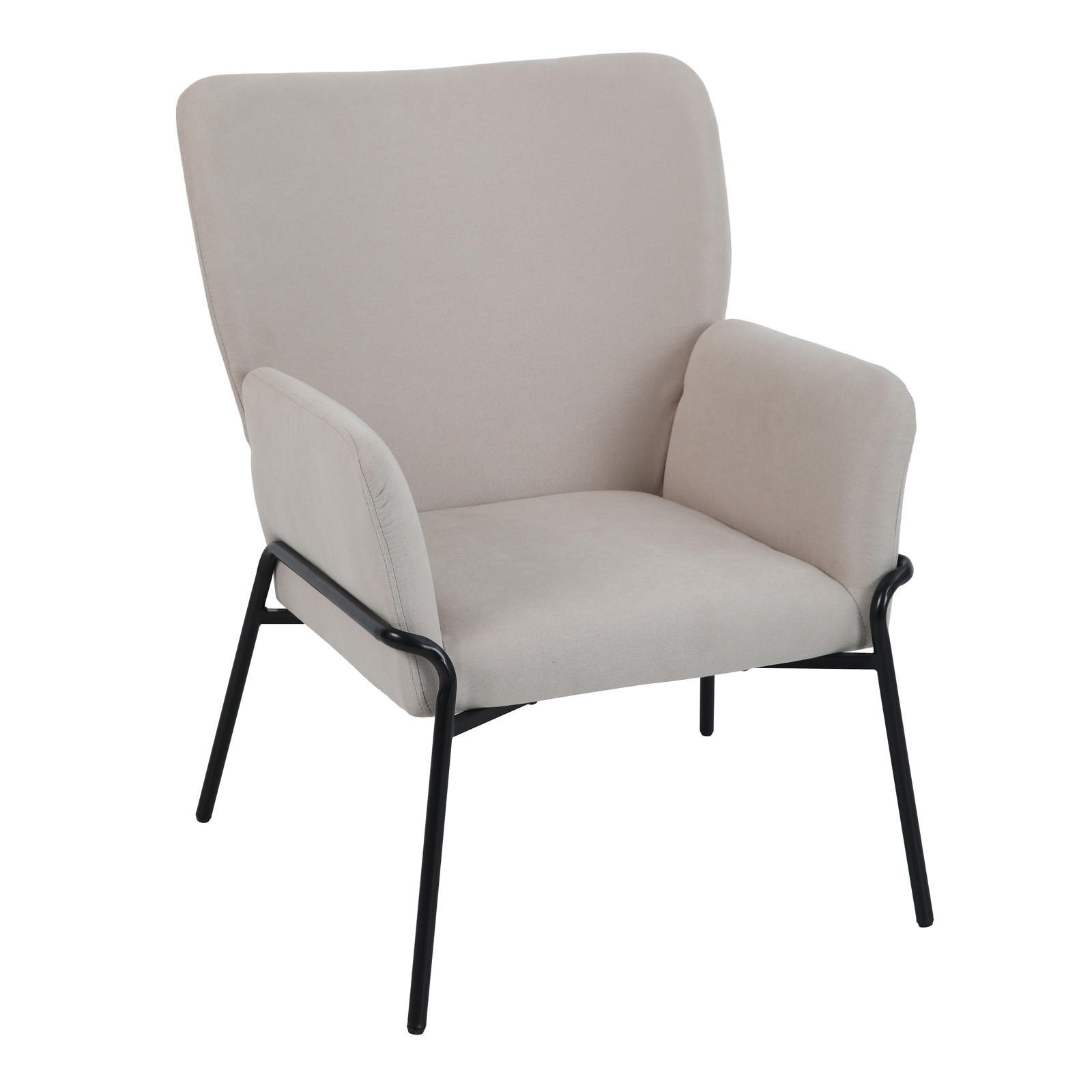 LOUNGESESSEL FREIA Stoff Beige - Beige, Textil (66/92/64cm) - SVITA