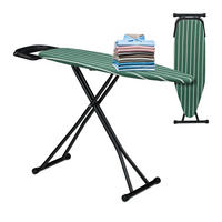 ŽEHLIACA doska - viacfarebná, kov/textil (145/40cm) - Relaxdays