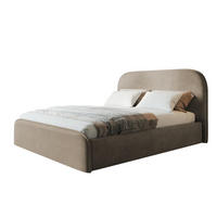 BETT 180x200 - Polsterbett mit Bettkasten und Holzrahmen - Modern Betten - Weicher Jasminstoff - Kollektion Vienna - Beige - Beige, Holz/Textil (180/200cm) - Alpi-Möbel