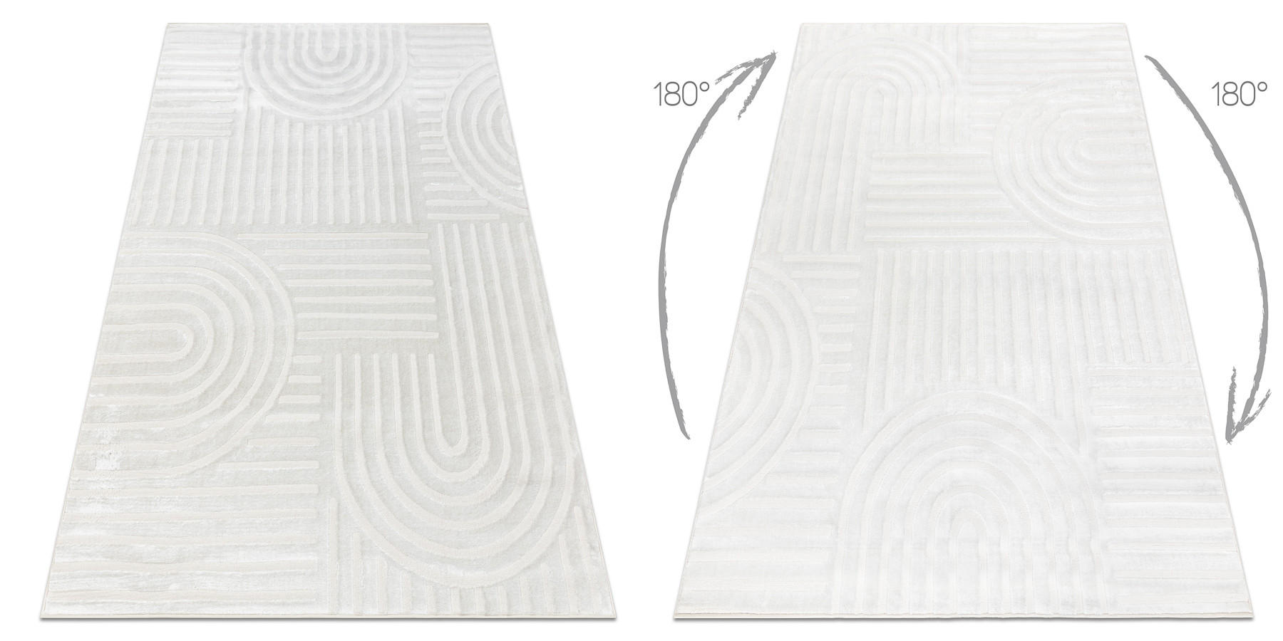 TEPPICH Balance 120/170 cm - Creme, Textil (120/170cm) - rugsX