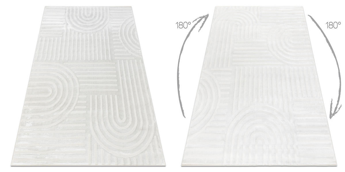 TEPPICH Balance 120/170 cm - Creme, Textil (120/170cm) - rugsX