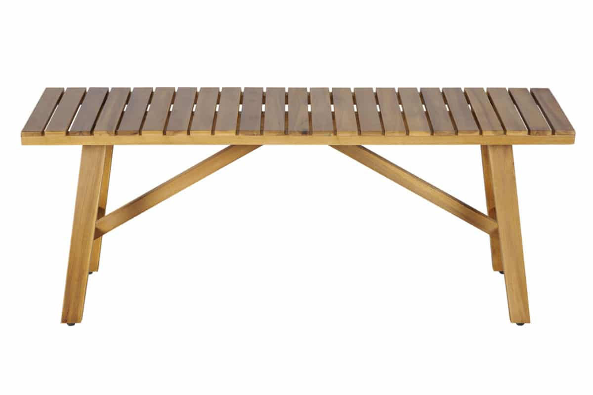 SITZBANK BALI Akazie Natur 110cm - Braun, Holz (110/43/30cm) - riess-ambiente