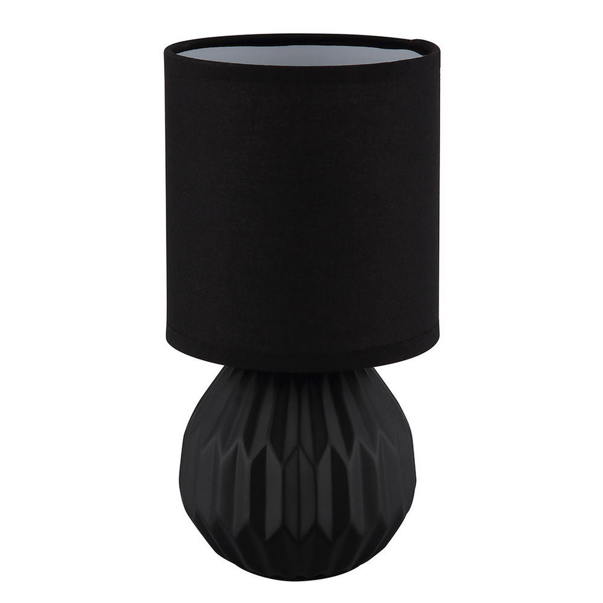 TISCHLEUCHTE Keramik Schwarz - Schwarz, Metall (12/12/23cm) - Globo Lighting