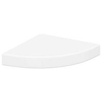 ECK-SCHWEBEREGAL Weiß 25/25/3,8 Cm Mdf - Weiß, Holzwerkstoff (25/3.8/25cm) - vidaXL