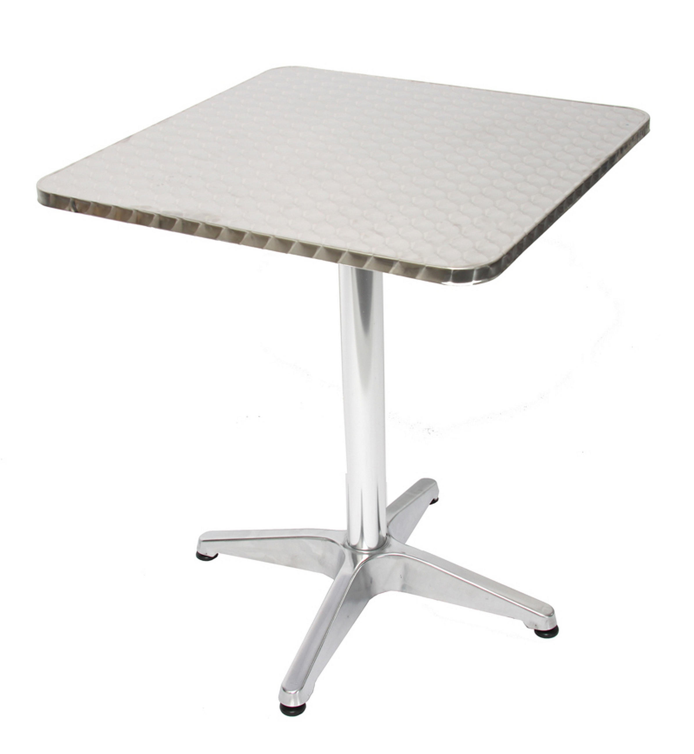 Chefgastro Gartentisch Silber 60x70x60 cm