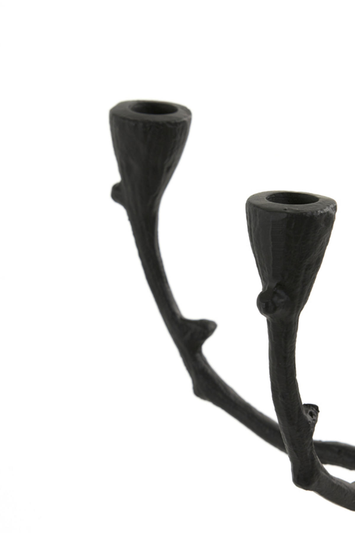 KERZENHALTER Ranica Schwarz Ø29/63,5 cm - Schwarz, Metall (29/63.5/29cm) - Light & Living