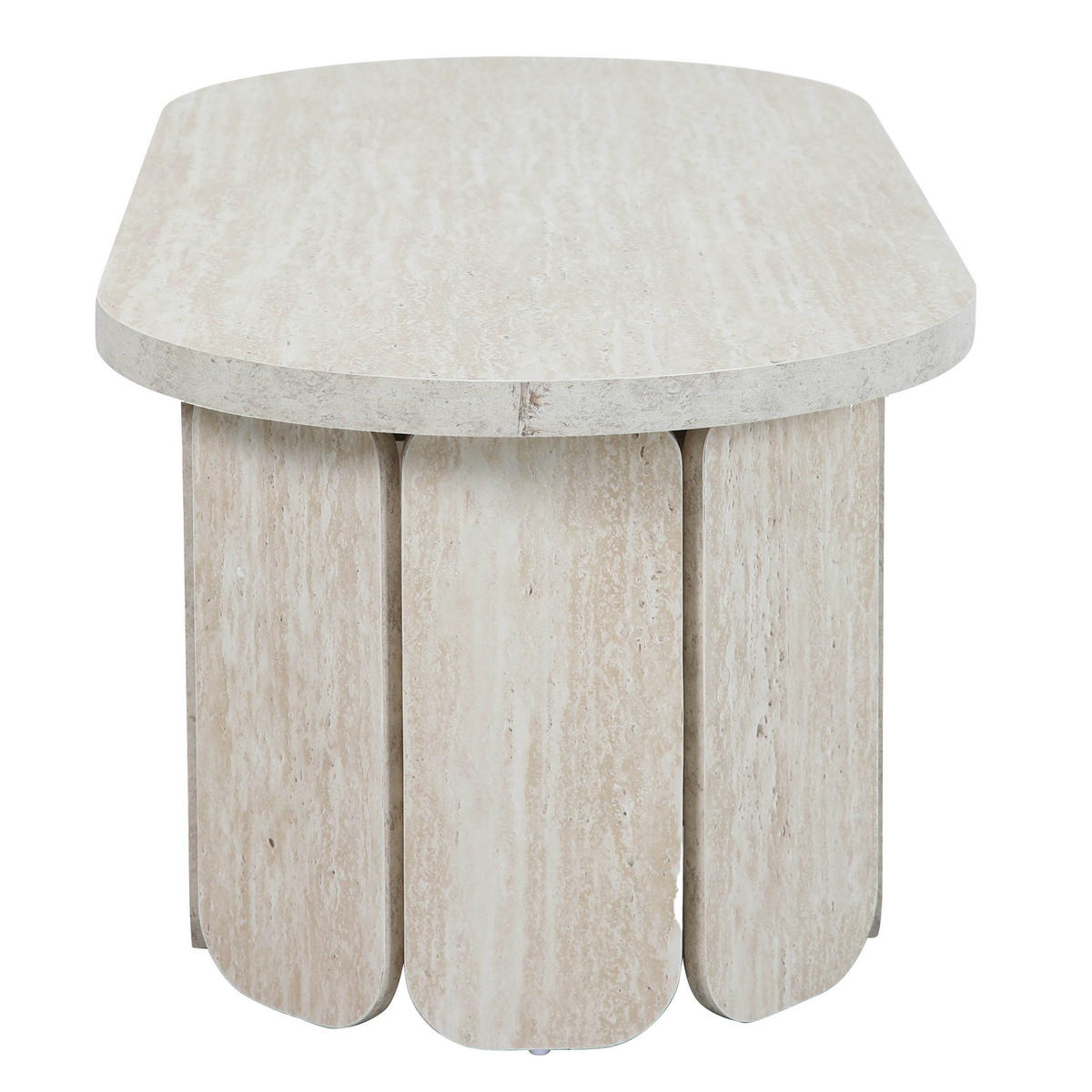 COUCHTISCH, Weiß - Weiß, Holz/Holzwerkstoff (50/110/38.5cm) - Oviala