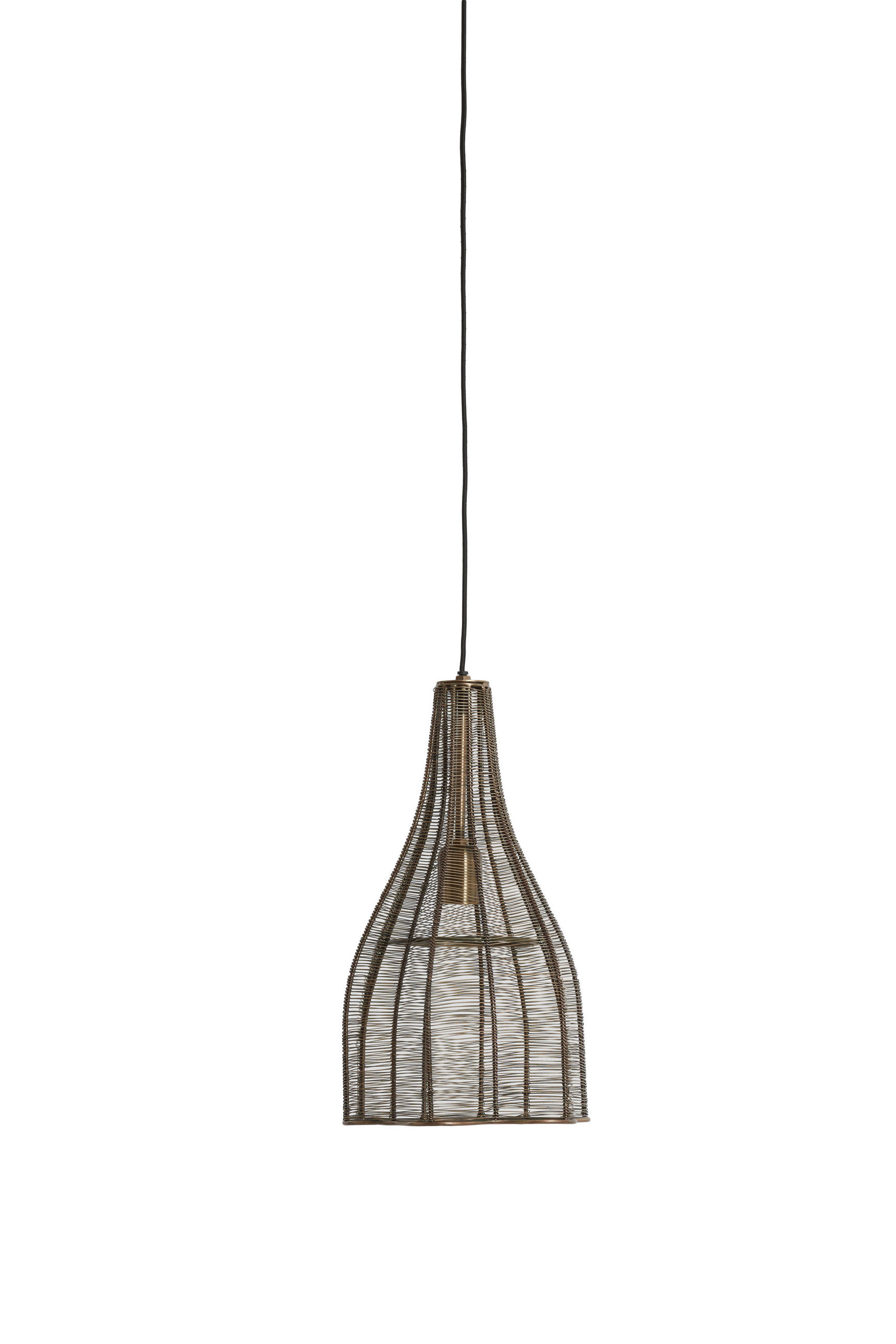 HÄNGELAMPE Mariama Bronze Ø25/41,5 cm - Bronzefarben, Metall (25/25/41.5cm) - Light & Living