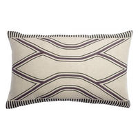 KISSEN Zeff Johan raisin 40 x 65 cm - Violett, Textil (40/65cm) - Vivaraise