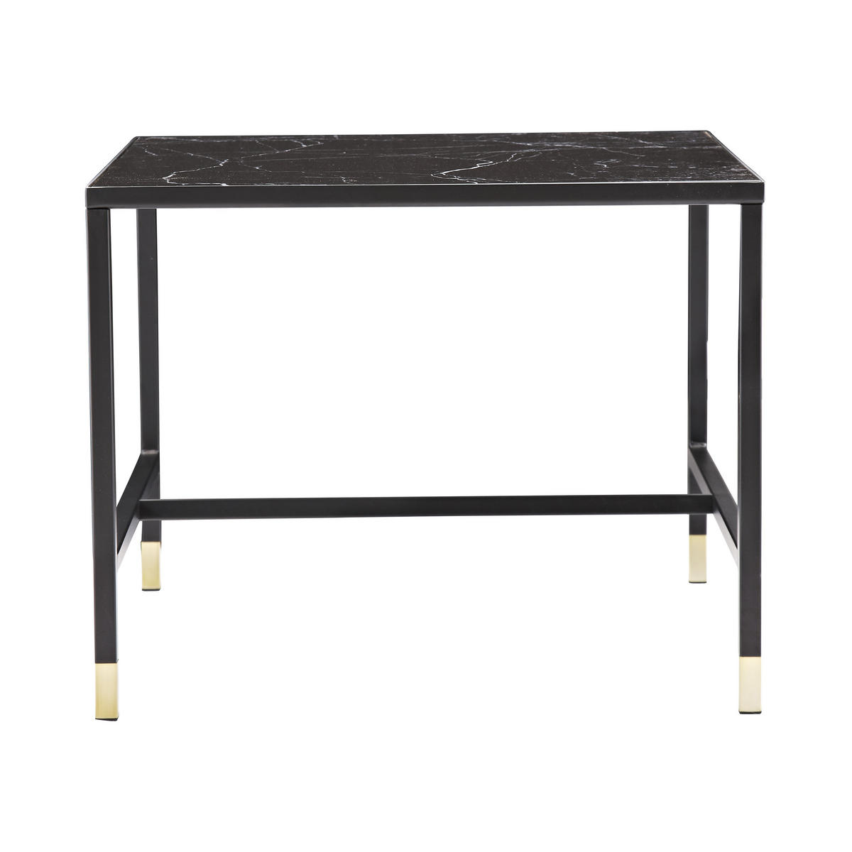 COUCHTISCH 60x60 cm - Schwarz, Holzwerkstoff (60/60/48cm) - ebuy24